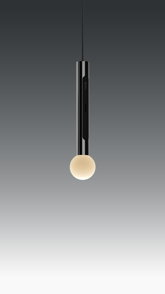 Occhio coro moon sosepeso dark chrome Pendelleuchte